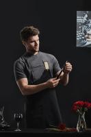 Chaqueta de cocina, uniforme de Catering, ropa de Chef de manga corta, camarera de Hotel, restaurante, ropa de trabajo, panadería, abrigo de Chef de Sushi, camisa de cocina - details 21