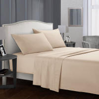 Juego de Ropa de Cama de Poliéster Microfibra Cepillada 4 Piezas: Funda de Almohada Plana, Sábana Bajera y 2 Fundas de Almohada - details 9