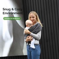 Mochila Portabebés Delantera, Portabebés Tipo Fular para Recién Nacidos, Ideal para el Verano y Salidas, Estilo Sears - details 10