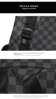 Mochila de Cuero PU para hombres, Mochila Unisex Impermeable para Ordenador Portátil, Regalo para hombres, Para los estudios, viajes o trabajo - details 12