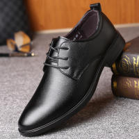 Zapatos de hombre, zapatos de vestir casuales con cordones - details 4