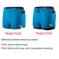 Pantalones cortos deportivos AONIJIE F5102 para hombre con secado rápido preventión de malos de vestuario para correr gimnasio fútbol tenis - details 0