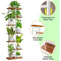 Soporte para Plantas de 8 Niveles Interiores con Estantes para Macetas de Flores Altas y Bajas - details 4