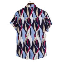 Camisa ajustada de manga corta para hombre, ropa informal con estampado grande, novedad de verano, 2021 - details 15