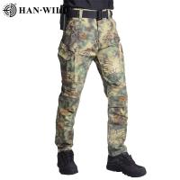 Camuflaje táctico Hanye para entrenamiento al aire libre, senderismo, carga, pantalones de hombre - details 0