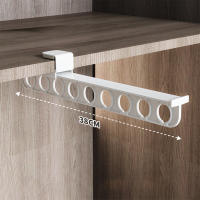 Barra extensible extraíble para armario, colgador de almacenamiento de ropa montado en la parte superior, para colgar ropa Riel, pantalones y más - details 1