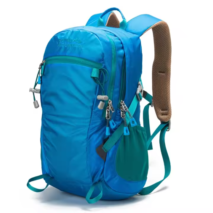 Mochila de nailon impermeable para hombre y mujer, bolsa de viaje de gran capacidad para acampada, senderismo y escalada, 30l - 1