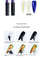NAILCO-pluma de polvo de espejo para uñas, brillo metálico, decoraciones de Color, arte de uñas, efecto camaleón, pigmento de cromo láser - details 8