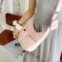 Bolso cruzado de estilo coreano, bolso plisado con cordón de gran capacidad, versátil, ligero con monedero - details 25