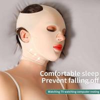 El levantamiento reutilizable 3D vende adelgazamiento, moldeador en V, estiramiento completo, mascarilla facial delgada, cuidado de la piel de belleza, mejillas antiarrugas para dormir - details 10