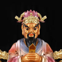 Guangji Five Masters de color bronce, que se asemeja al Rey Dragón Sihai del Rey Donghai, con riqueza y ofrendas para el hogar - details 1