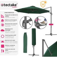 Parasol Ajustable para Protección UV Ventilación Superior Ideal para Jardín, Terraza Exterior, Patio - details 25