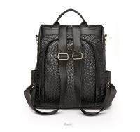Mochilas de patrón tejidas de cuero suave para bolsos de moda para mujeres y mochilas de gran capacidad para mujeres - details 34