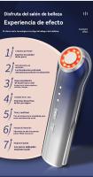 radiofrecuencia facial Página de inicio EMS micro corriente para apretar la piel de rejuvenecimiento fotónico instrumento inteligente de masaje facial y belleza masajeador Cepillo facial eléctrico - details 2