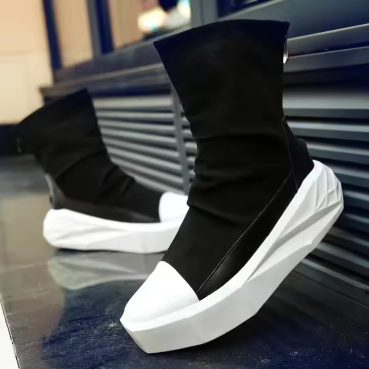 Zapatos Informales de Alta Calidad para Hombre Zapatillas Deportivas sin Cordones a la Moda - 1