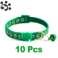 Correa de nailon para el cuello, Collar de seguridad delicado, informal, ajustable, con campana, para mascotas, gatos y perros, venta al por mayor, 10 piezas - details 4