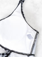 Bañador de una pieza para mujer, traje de baño ahuecado, Monokini Sexy con tirantes, ropa de playa sin espalda para verano - details 10