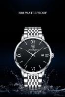 Reloj Deportivo de Cuarzo Automático Correa de Cuero Resistente al Agua Luminoso - details 10