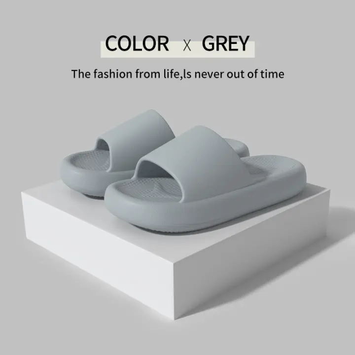 Zapatillas Fresh de Verano para Hombres Diseño Sólido de Color para Baño Desgaste Exterior - 1