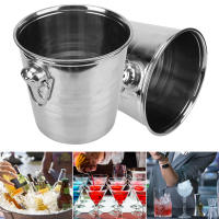 Cubo enfriador de vino y cerveza de acero inoxidable, fabricante de cubitos de hielo para KTV Bar, cocina, fiesta, Bar, champán, vino, cerveza, 5l - details 6