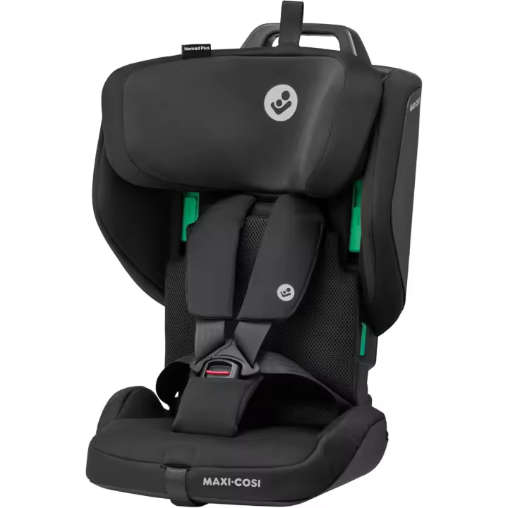 Silla Coche Plegable, 15 meses-4 años, 67-105 cm, Silla de Coche de Viaje Portátil, Ultracompacta y Ligera, con Protección Impactos Laterales, Bolsa de Viaje, Auténtico Negro - 1