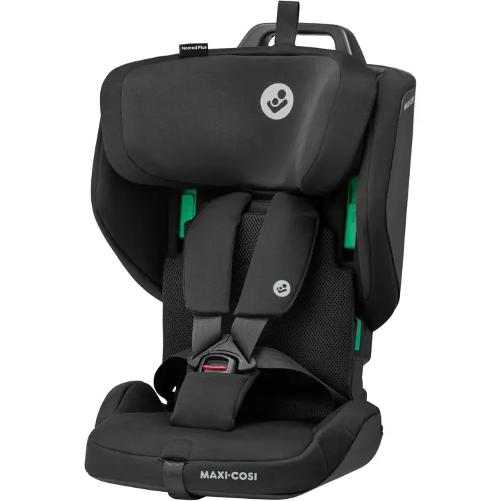 Silla Coche Plegable, 15 meses-4 años, 67-105 cm, Silla de Coche de Viaje Portátil, Ultracompacta y Ligera, con Protección Impactos Laterales, Bolsa de Viaje, Auténtico Negro - 1