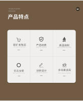 Huangyun Ru Kiln Flower - Juego de té personal de cerámica para el hogar, taza individual azul y blanca - details 2