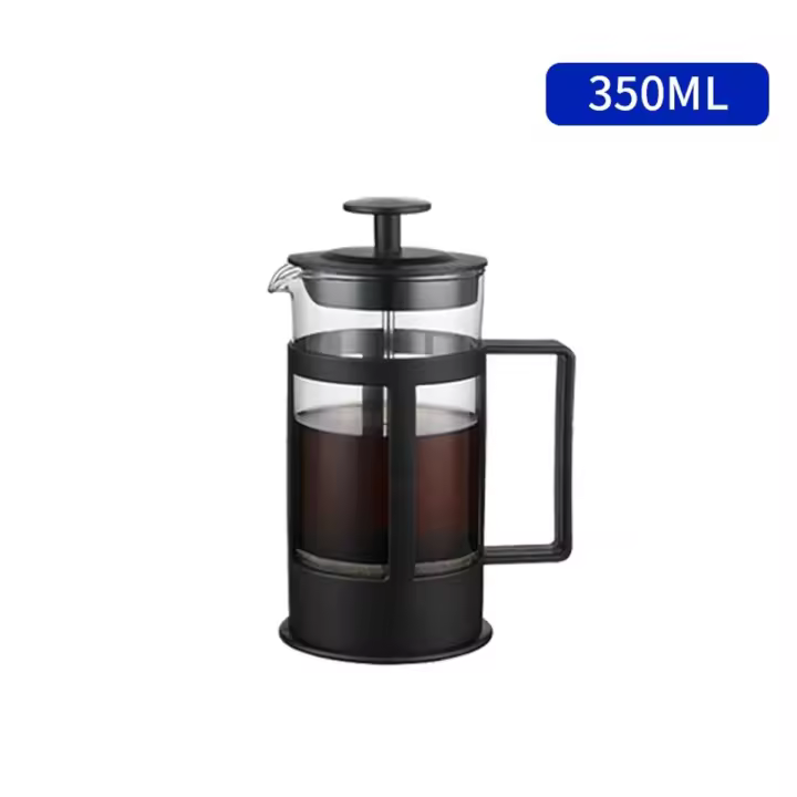 Émbolo de filtración de vidrio de borosilicato, hervidor de cerveza de acero inoxidable, cafetera, prensa francesa, cafetera de té - 1