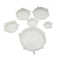 Tapas elásticas de silicona de 6 piezas, tapa Universal para cuenco, olla, sartén para cocinar alimentos frescos, cubierta para microondas - details 6