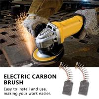 5 pares de cepillos de carbono para Motor, piezas de repuesto de herramientas eléctricas universales de 13mm x 8mm x 5mm para lijadora Orbital con amoladora angular - details 2