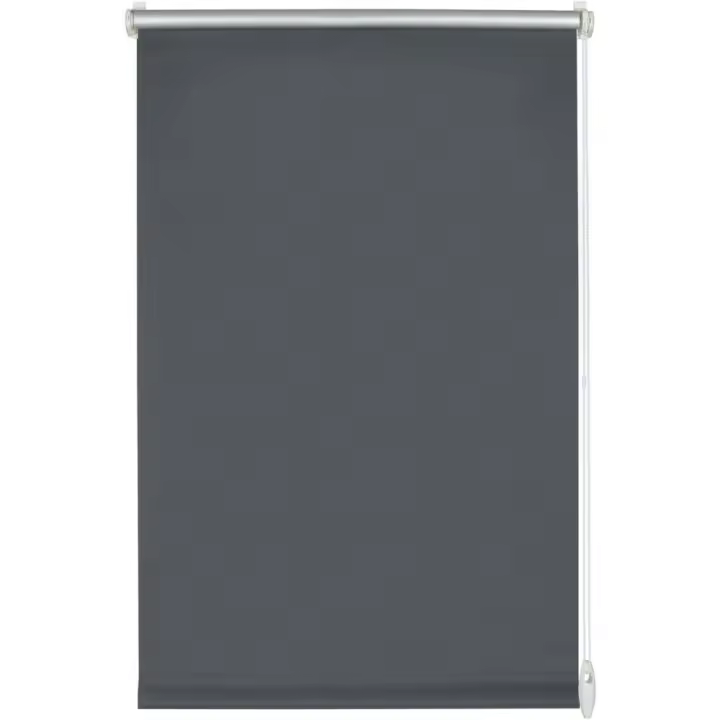 Persiana enrollable con reverso térmico para enganchar o pegar, Persiana enrollable opaca sin perforar, Protección térmica, Ahorro de energía, Pizarra - 1