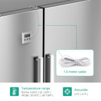 ORIA-termómetro Digital con sonda externa para el hogar, dispositivo para congelador, cocina y restaurantes - details 4