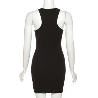 Camisola de cintura alta con cuello en U, corte ajustado de color liso para mujer, moda urbana - details 9