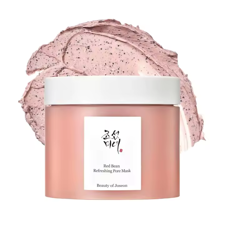 Beauty of Joseon Red Bean Pore Refreshing Mask Crema de barro Paquete de lavado hidratante, exfoliante de limpieza de poros, cuidado de la piel coreano para hombres y mujeres 140 ml, 4.73 fl.oz - 1