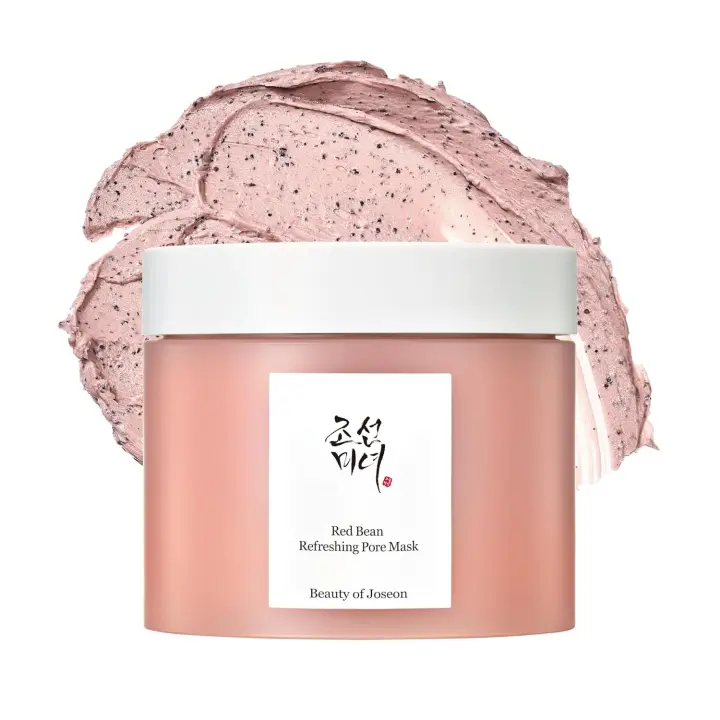Beauty of Joseon Red Bean Pore Refreshing Mask Crema de barro Paquete de lavado hidratante, exfoliante de limpieza de poros, cuidado de la piel coreano para hombres y mujeres 140 ml, 4.73 fl.oz - 1