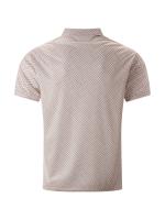 Conjunto Casual de Estampado Tropical para Hombres Camisa con Cremallera y Shorts de Cinturón - details 3
