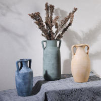 Jarrón de cerámica estilo Wabi sabi, sentido de alta gama, flores secas, maceteros, tarros de cerámica, accesorios para el hogar, adornos del - details 2