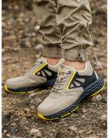Zapatos de seguridad con punta de acero para hombre, zapatillas de trabajo transpirables, ligeras e indestructibles - details 15