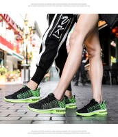 Zapatillas de correr para exteriores transpirables de malla Tamaño grande para parejas, con suelo de aire amortiguado Zapatillas deportivas casuales para hombres y mujeres - details 13