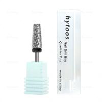 HYTOOS cónico 5 en 1 broca para uñas dientes cruzados brocas de carburo para uñas quitar Gel lima eléctrica taladros máquina accesorios de manicura - details 9