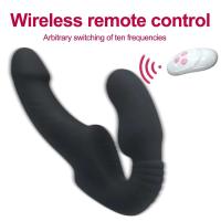 Vibrador Dildo sin Correa de 10 Velocidades Estimulador de Placer para Mujeres - details 7