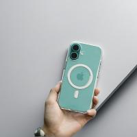 Funda Anticarburo Transparente A Prueba de Golpes Fuerte Adsorción Magnética para APPLE Pro Max, Pro, 16 Plus, iPhone 16 Carga Inalámbrica - details 2