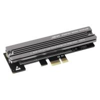 JEYI-adaptador PCIe M.2 con disipador de calor grueso, tarjeta adaptadora M.2 SSD NVMe PCIe M.2, 64Gbps NVME NVMe PCIe - details 4