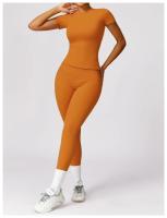 Camiseta Deportiva de Yoga de Nylon Secado Rápido Manga Corta Para Fitness al Aire Libre - details 5