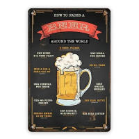 Carteles de cerveza fría, carteles de lata de Metal Vintage, bebida Retro, Bar, Club, Pub, restaurante, placa de decoración artística de pared - details 13