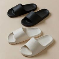 Zapatillas de mujer a la moda, Sandalias planas de verano, zapatillas de baño ligeras de EVA para el hogar, tobogán de interior para masaje para parejas, zapato de ducha 2024 - details 12