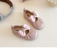 Zapatos de cuero para niñas, calzado de vestir antideslizante, versátil, con fondo suave, estilo coreano, Primavera, 2025 - details 3