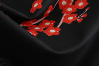 Floral print summer women  vintage elegant swing party a line dress - details 21