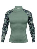 Ropa de buceo de protección solar para hombre, tops cómodos de secado rápido de manga larga para actividades de pesca al aire libre - details 3