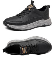 Zapatos de cuero de piel de vaca de primera capa, deportivos, casuales para hombres, moda - details 35